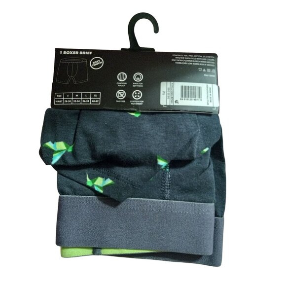 Mens S Boxer Briefs Waist Size 28-30 Pima Cotton Stretch Contour Pouch NEW - Picture 3 of 6